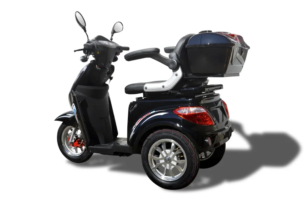 Senioren Roller schwarz - 30 Ah Li-Io Akku - 25 km/h - Seniorenmobil
