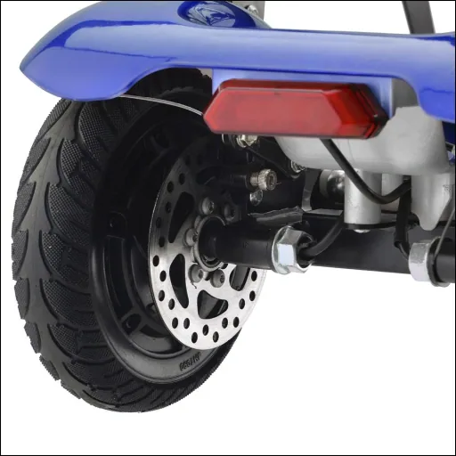 4-Rad E-Mobil Assisi 2.0 6 km/h Safety: 36V/10Ah Li-Ionen mit Gepäck-Tasche/-Korb, Blinker, faltbar, blau