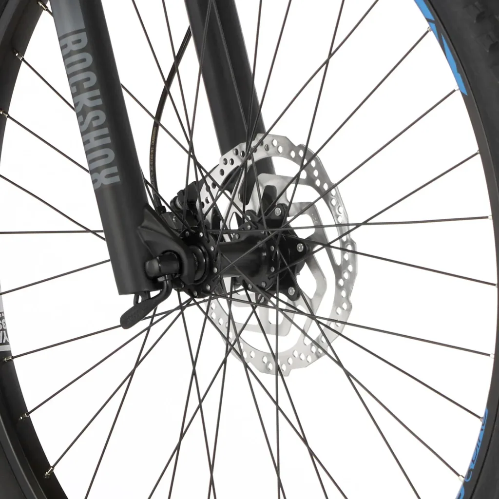 Unisex E-Bike MTB, 29 Zoll, Rahmengröße, 46 cm, 12-Gang Kettenschaltung, blau matt, MONTIS 6.0i