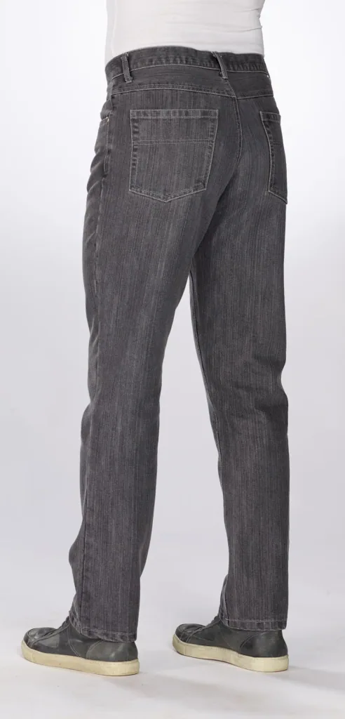 Komfortjeans im 5-Pocket Style, Farbe grau, Gr.29