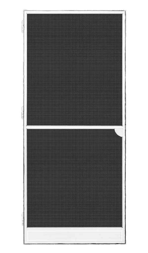 Fliegengittertür Premium, 100 x 215 cm, Farbe weiß