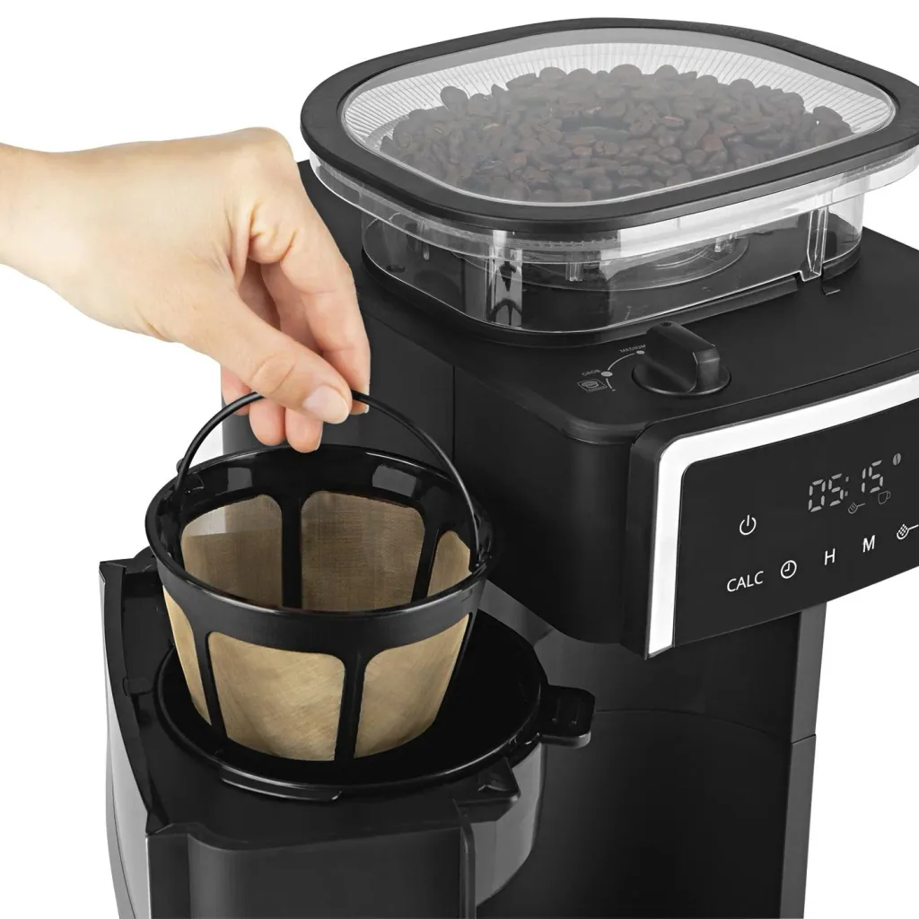 Kaffeemaschine mit Kegel-Mahlwerk "Fresh-Aroma-Perfect III Duo" mit 1,25 l Glaskanne