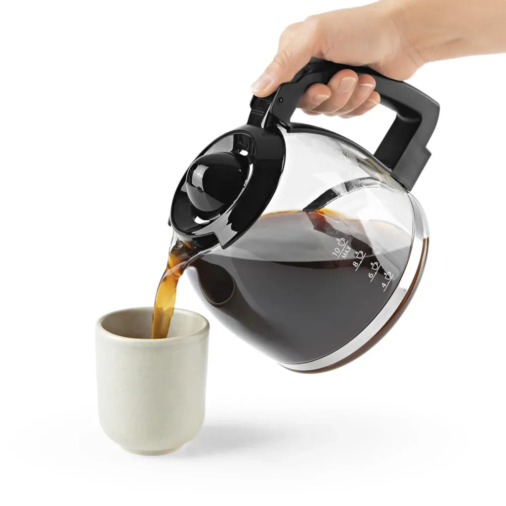 Kaffeemaschine mit Kegel-Mahlwerk "Fresh-Aroma-Perfect III Duo" mit 1,25 l Glaskanne