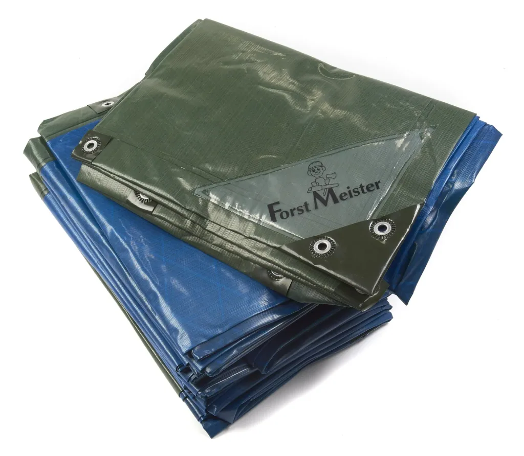 Abdeckplane, grün/blau, super stark 250 g/ m²,6 x 10 m