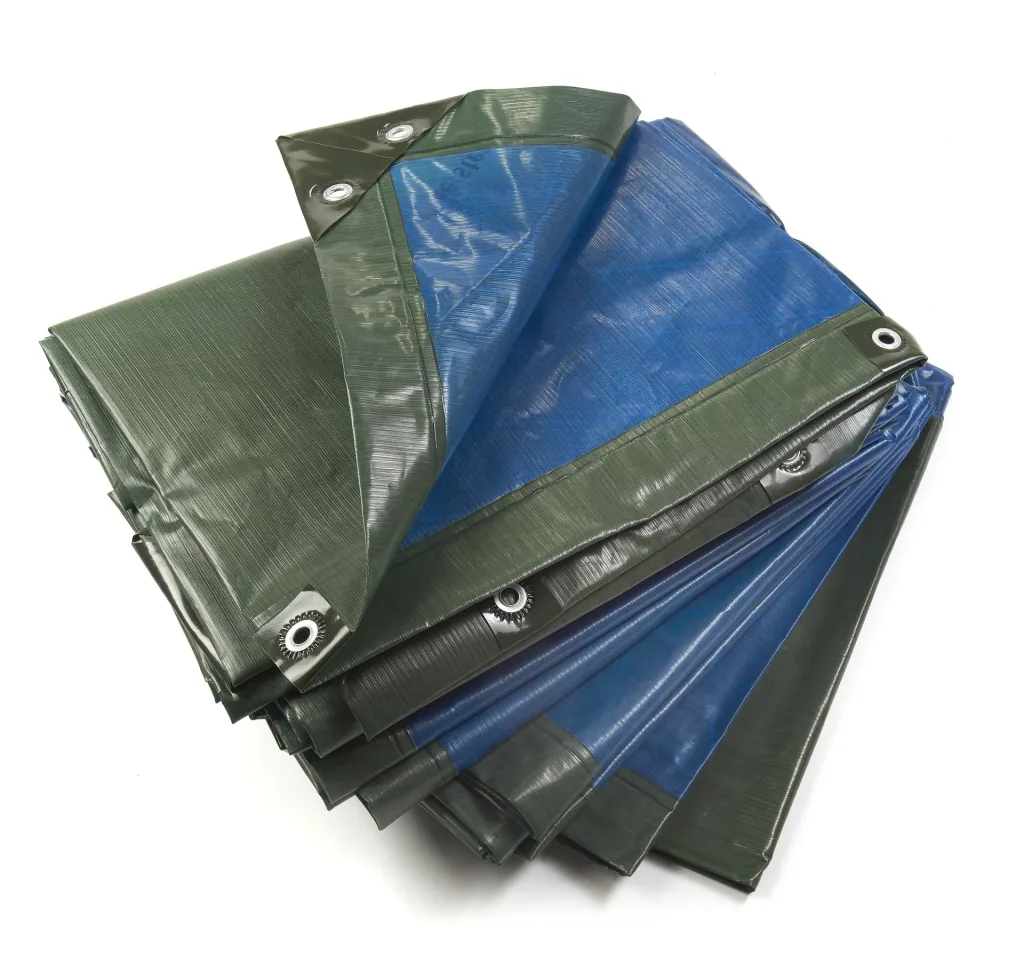 Abdeckplane, grün/blau, super stark 250 g/ m²,6 x 10 m
