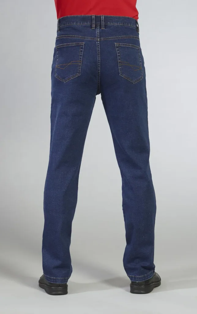 5 Pocket Jeans, Farbe Indigo , Gr.48