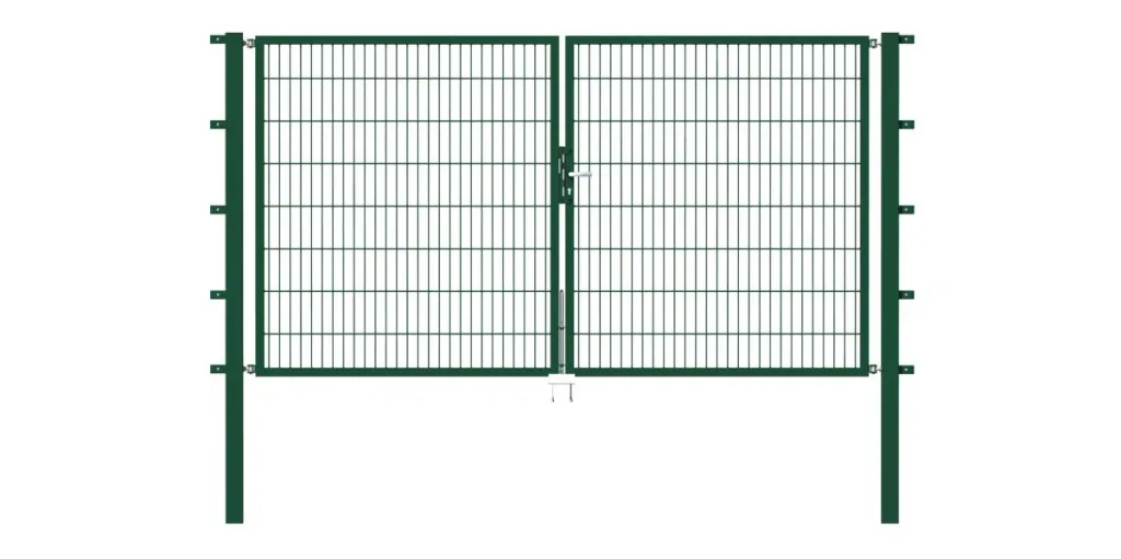 Doppeltor Flexo mit Zubehör, grün, Breite 350 cm, Höhe 100 cm, PF: 80x80 cm