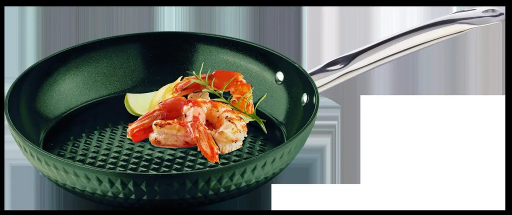 Pfannenset Ceraflon Prestige Diamant XXL Antihaft, 3 teilig Smaragd - Ø 20 cm / 24 cm/ 28 cm