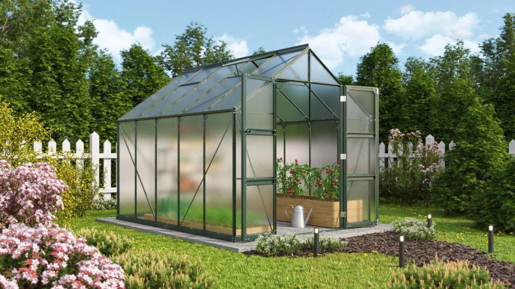 Gewächshaus Domus 8300 HKP 4 mm, Farbe smaragd