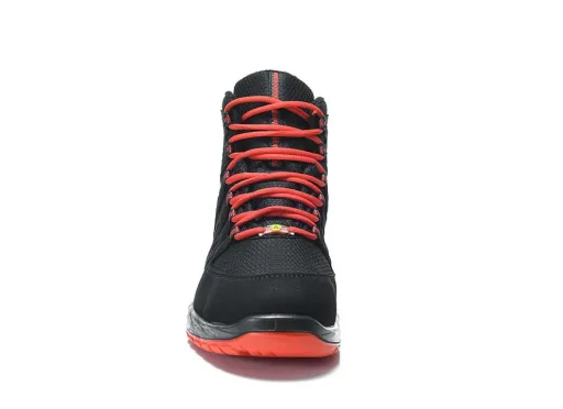 MADDOX black-red Mid ESD S3 Sicherheitsschnürstiefel Gr. 35