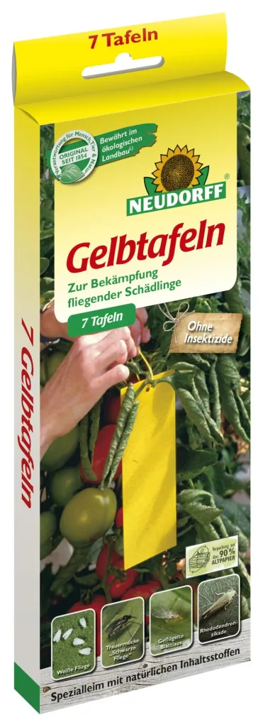 Gelbtafel kleinformat 7,5 x 20 cm - 7 Stück