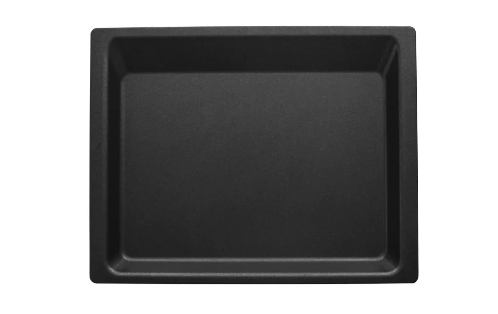 Ofen- und Backplatte, Backblech, tief, 447 x 370 x 30 mm