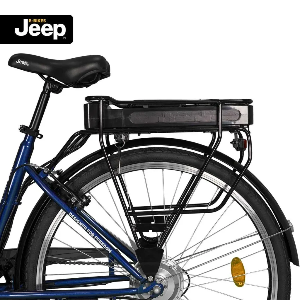 Unisex City E-Bike, 28 Zoll , Rahmengröße 44 cm 6-Gang Kettenschaltung, blau, ECR 3005
