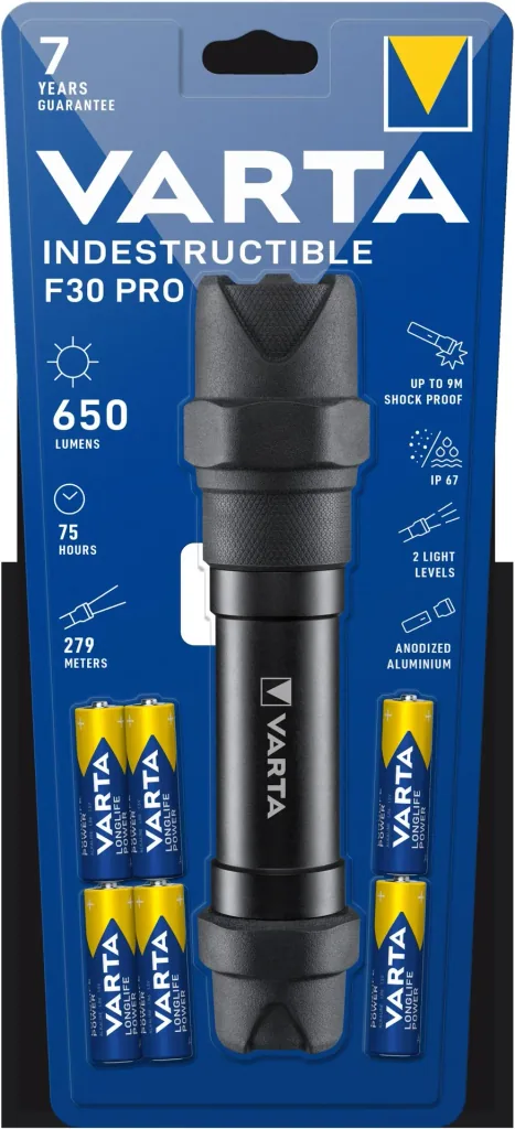 LED Taschenlampe - F30 Indestructible, stoßabsorbierend