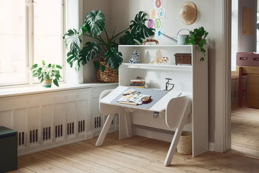 Flexa Schreibtisch - Woody, Study, holz, Farbe: weiss