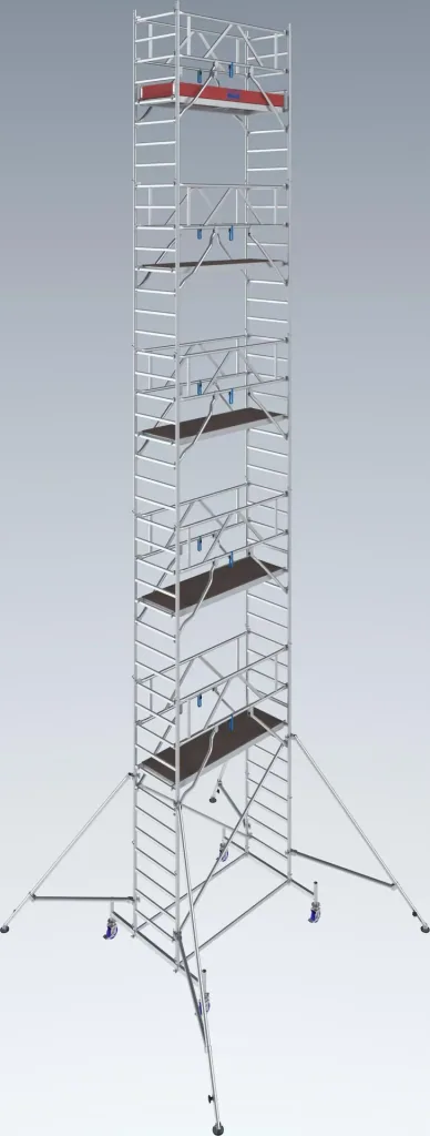 STABILO Fahrgerüst Serie 10, Feldlänge 2 m, Arbeitshöhe ca. 12,40 m