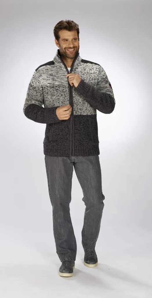 Komfortjeans im 5-Pocket Style, Farbe grau, Gr.50