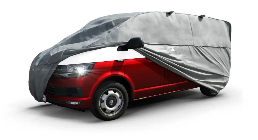 Bus Hagelschutzplane Hybrid UV Protect, Transporter-Hagelschutzgarage Größe L