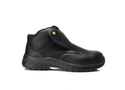 Sicherheitsstiefel jo_CLEAN Slipper black Mid ESD S3 Gr. 38