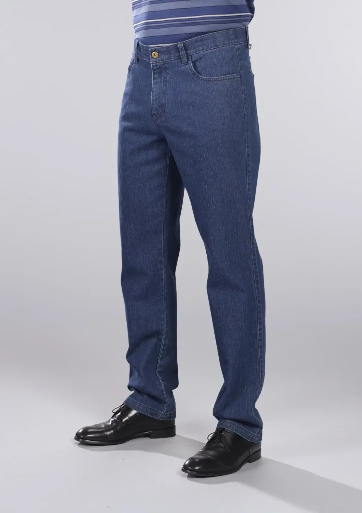 Komfortjeans, Farbe bluestone, Gr.50