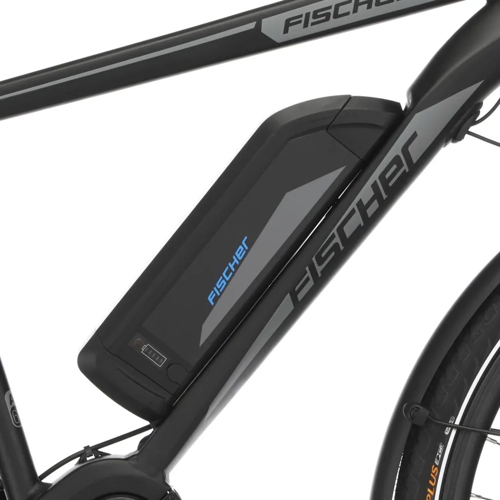 Herren E-Bike Trekking, 28 Zoll, Rahmengröße 50cm, 10-Gang Kettenschaltung, schwarz matt, VIATOR ETH 1861