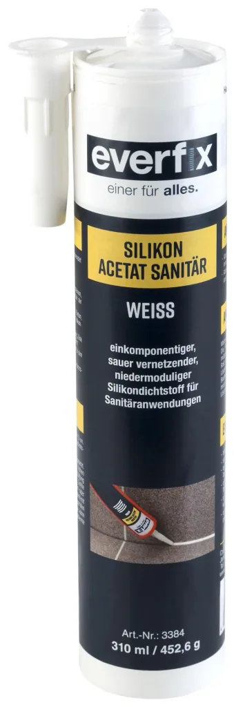 Silikon Sanitär weiß, 310 ml