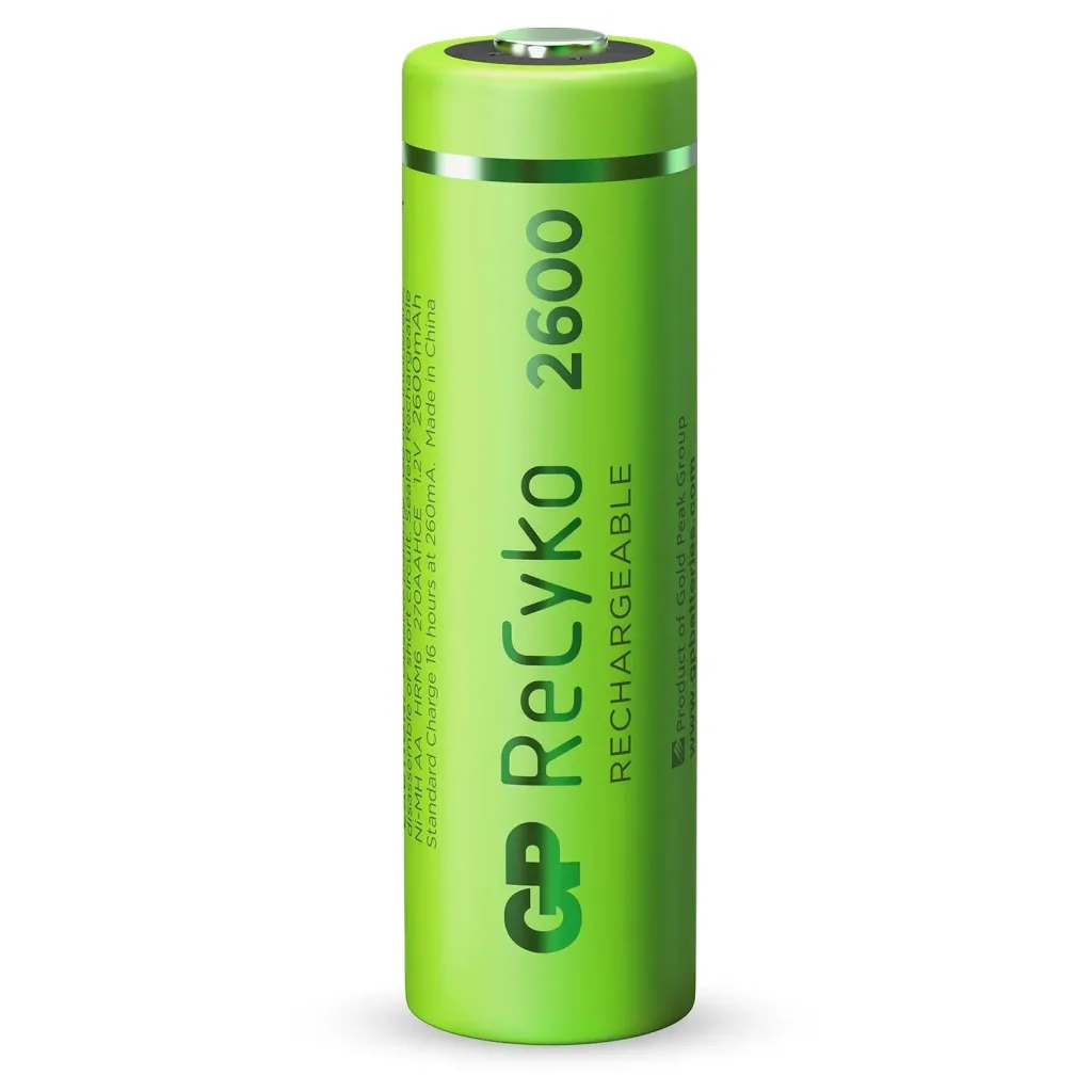 ReCyko Mignon (AA) NiMH Akkus mit 2600 mAh, 1,2V - 4 Stück