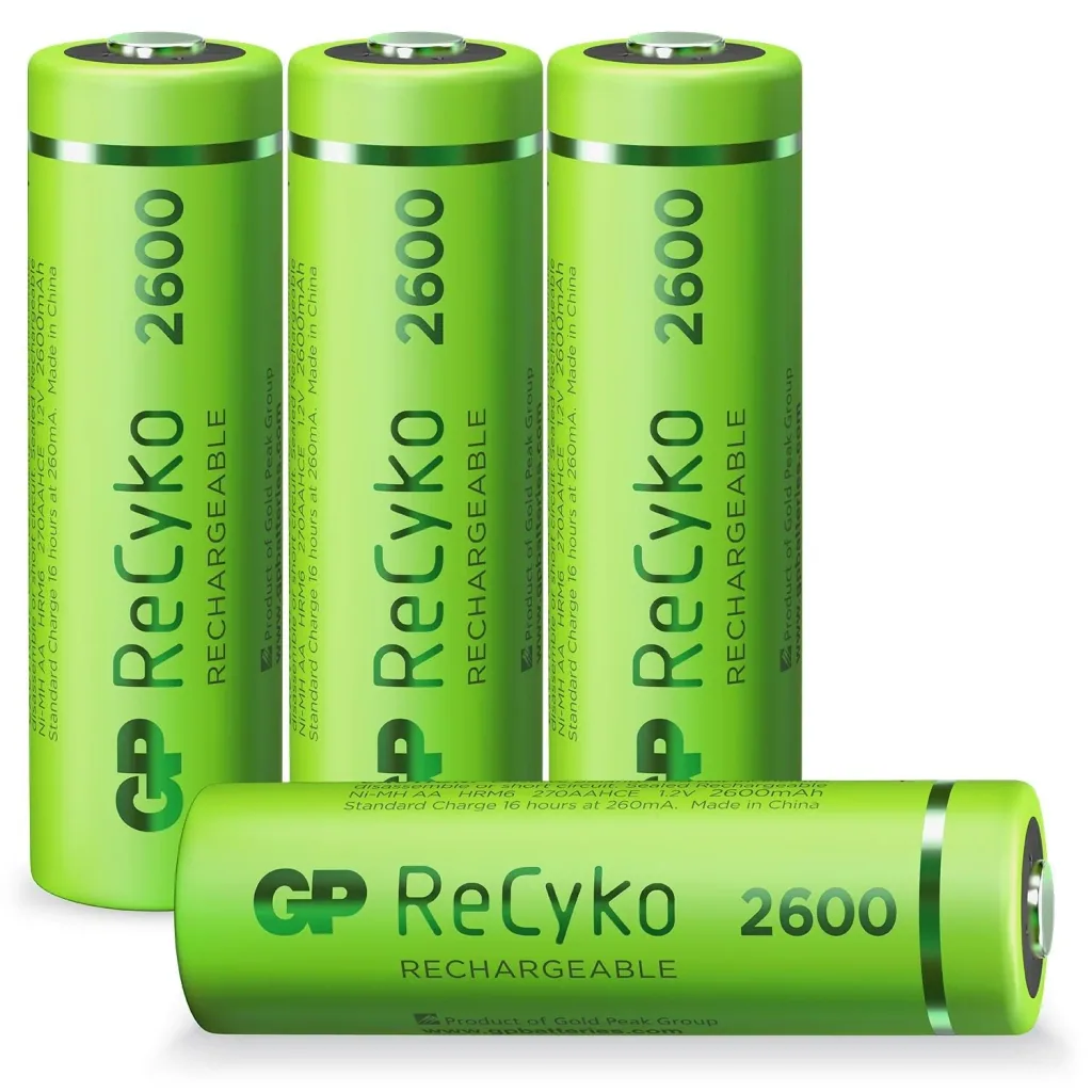 ReCyko Mignon (AA) NiMH Akkus mit 2600 mAh, 1,2V - 4 Stück