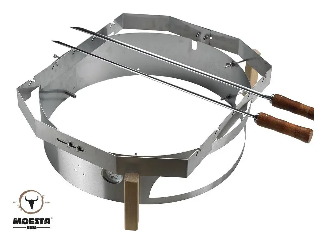 ChurrascoBBQ - Set für Smokin Pizzaring: 57 cm für südamerikanisches Spießgrillen