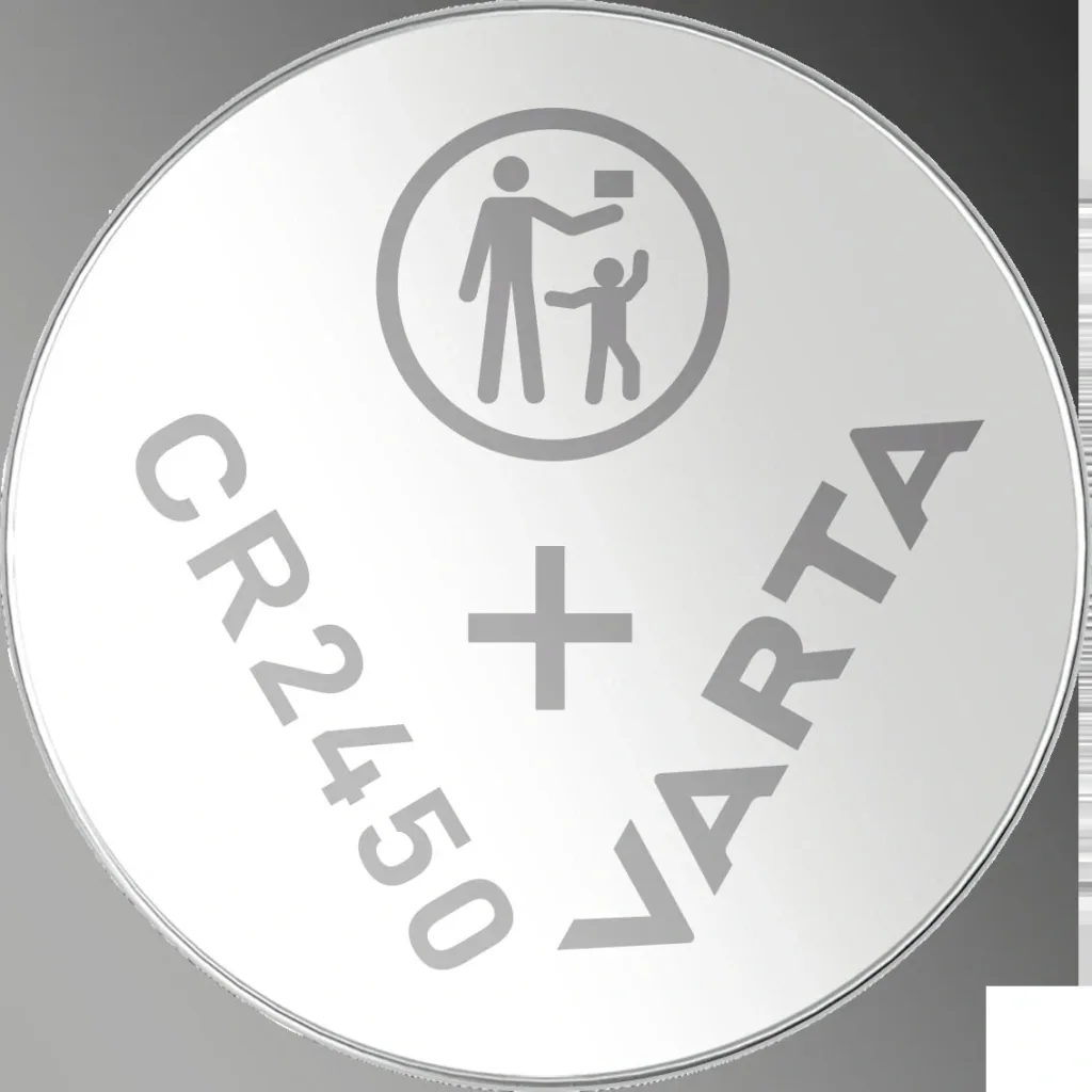 Lithium-Knopfzelle CR2450, 3 V, 560 mAh, 1 Stück