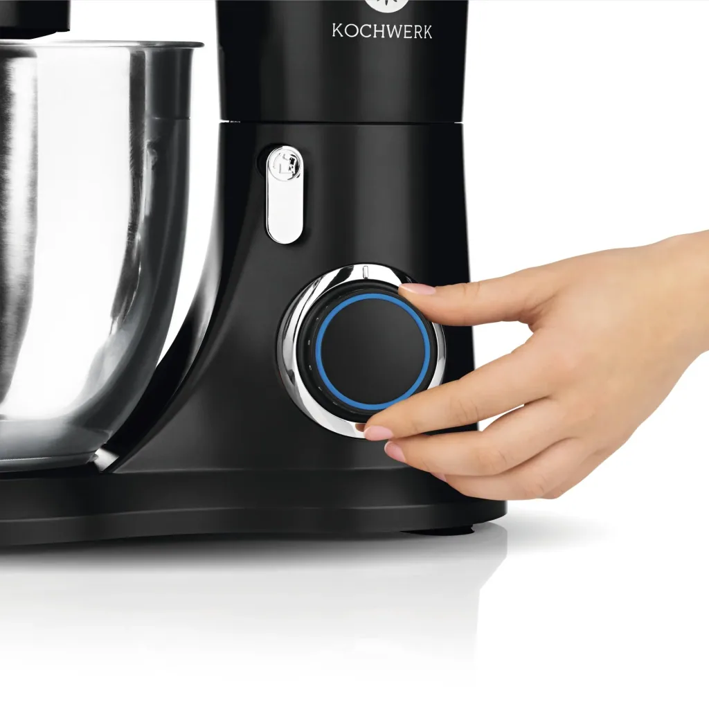 Küchenmaschine, schwarz, 1300 Watt
