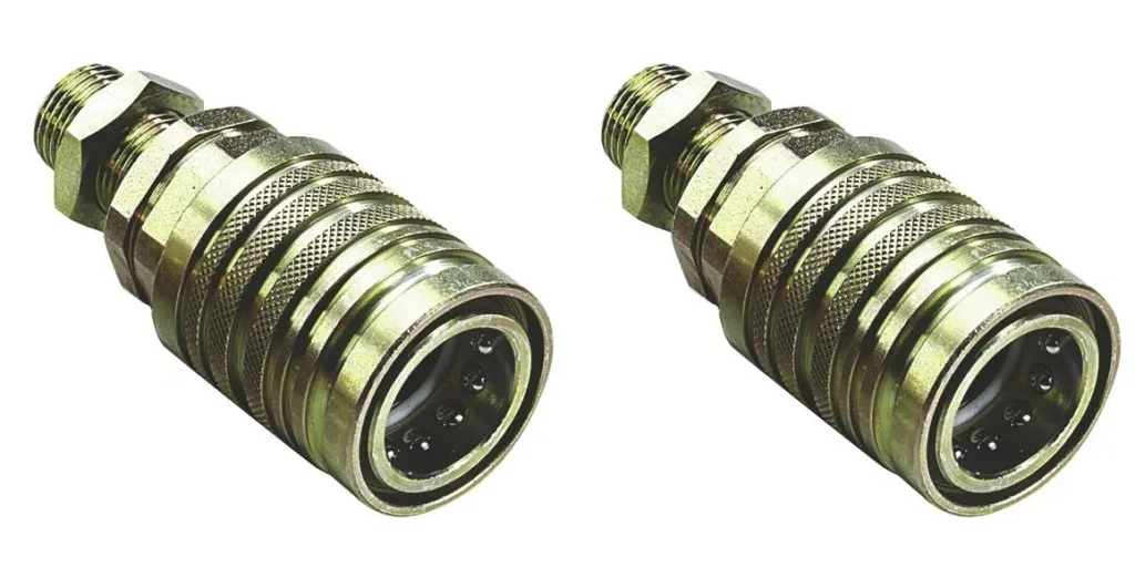 Hydraulikmuffe Schottgewinde M22 x 1,5, 25 mm langes Gewinde, 2 St.