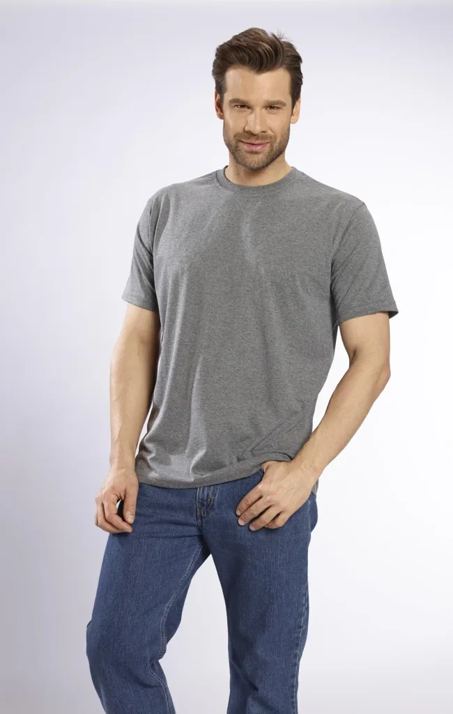 Big Size T-Shirt, anthrazit Gr.S