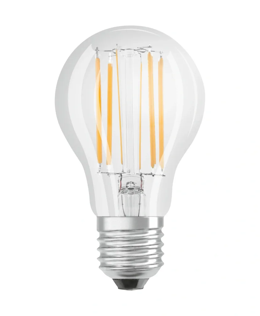 LED SUPERSTAR FILAMENT Lampe mit 9 Watt, E27, kaltweiß, klar, dimmbar