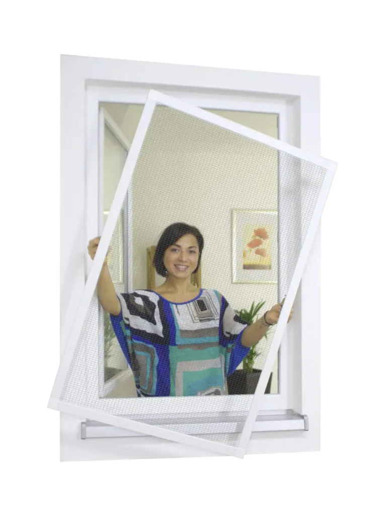 Insektenschutz-Spannrahmenset Premium für Fenster 100 x 120 cm, Farbe anthrazit