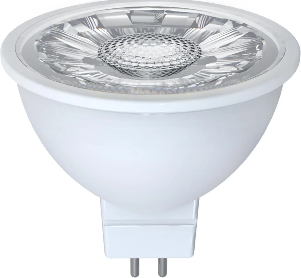 LED Reflektorlampe mit 7,5 Watt, 12 Volt, GU5.3, 36°, warmweiß