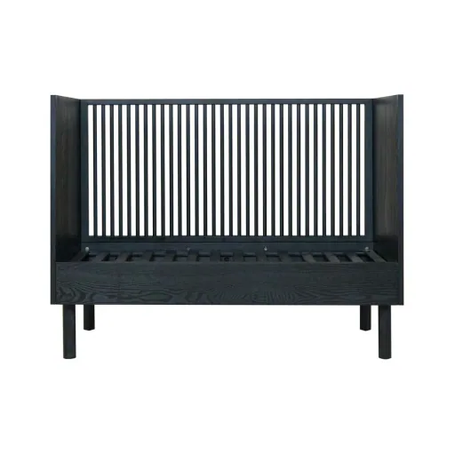 Quax HAI NO KI Babybett Esche schwarz 60 x 120
