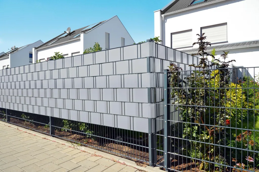 Sichtschutzstreifen 19 cm x 35 m hellgrau