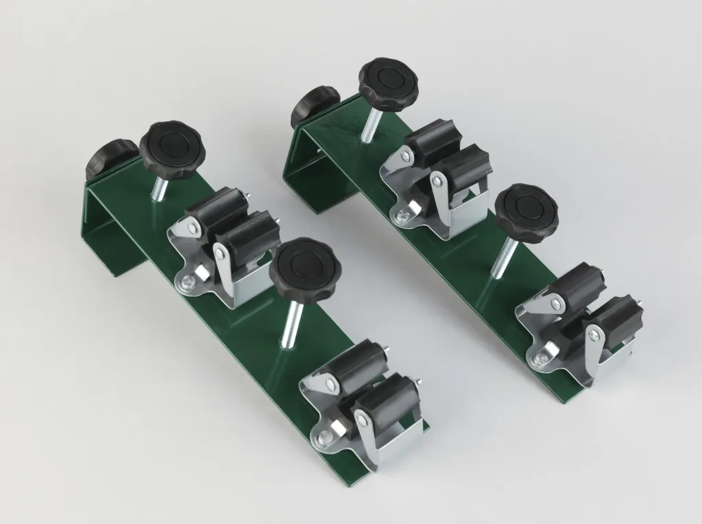 Gartengeräte Schubkarrenhalterung bis max. 50 mm Schubkarrenrandbreite, LxB 190x50 mm, Gewicht 590 g