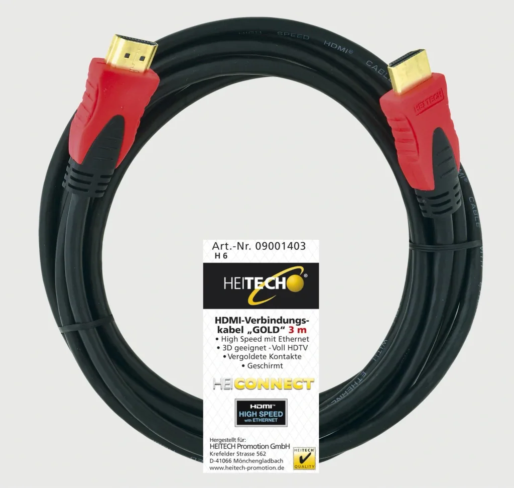 HDMI Verbindungskabel "Gold", 3m