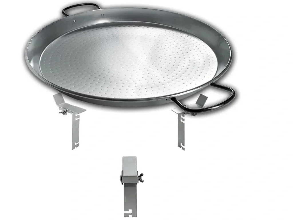 PAN BBQ Set - für Smokin Pizzaring: 60 / 67cm - die XXL Pfanne für Paelle, Reibekuchen und vieles mehr