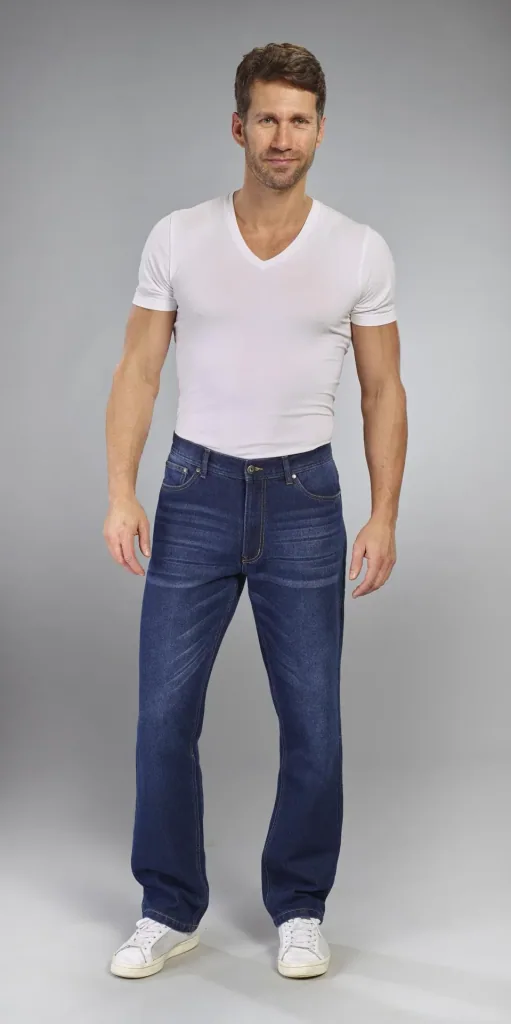 Jeans Loose Fit, Farbe bluestone, Gr.50