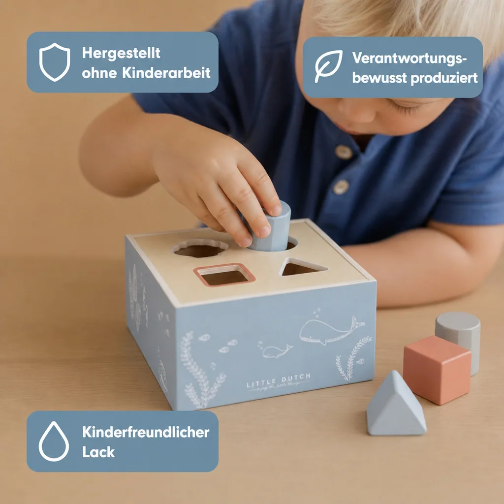 Little Dutch Sortierbox "Ocean" blau