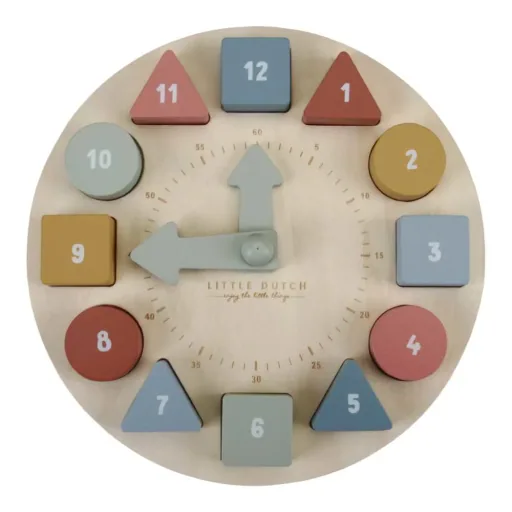 Little Dutch Puzzle Uhr Tiere Holz