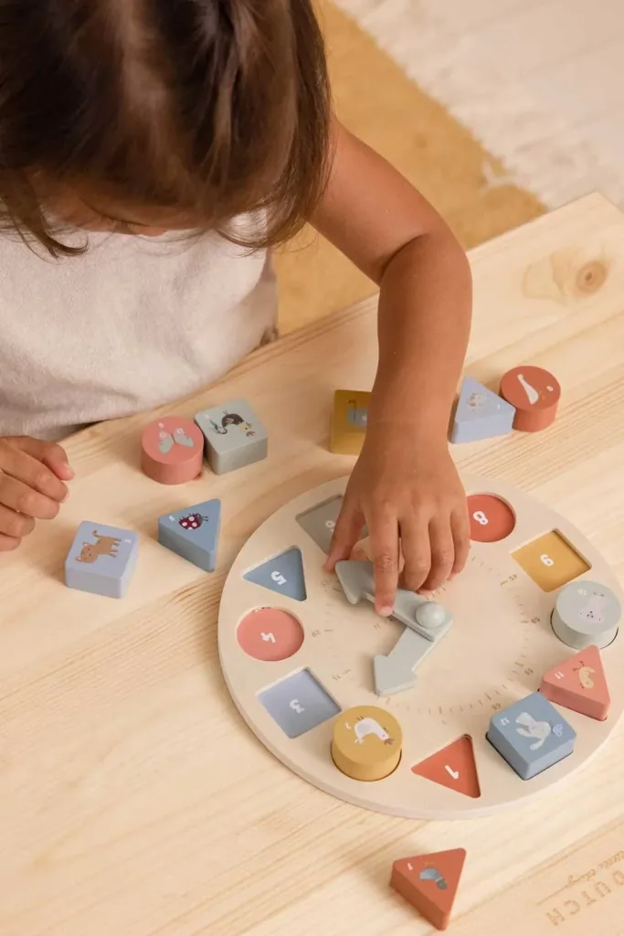 Little Dutch Puzzle Uhr Tiere Holz