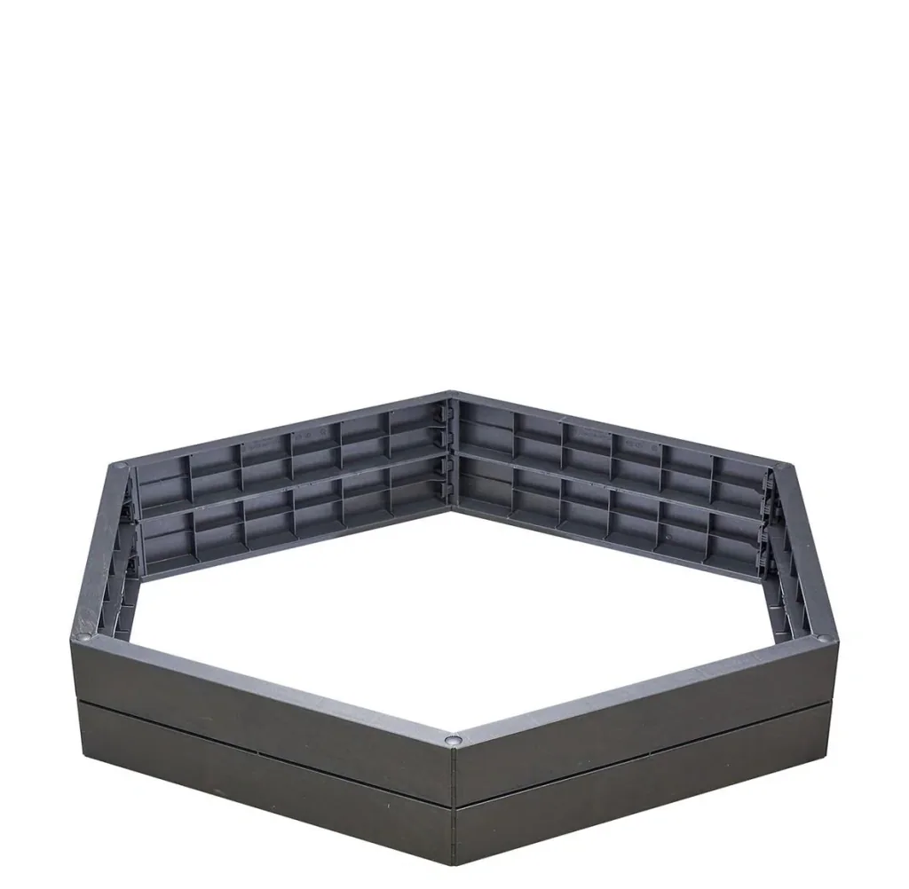 Hochbeet-System Ergo XL Stone inklusive FLORA Wassersparsystem