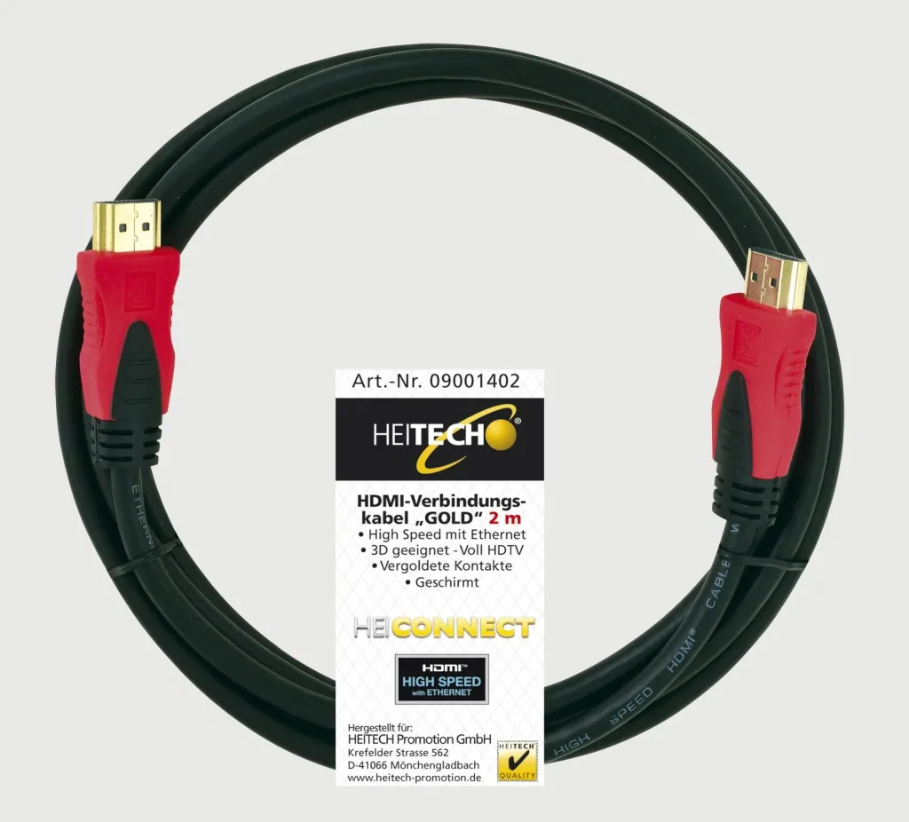 HDMI Verbindungskabel "Gold", 2m