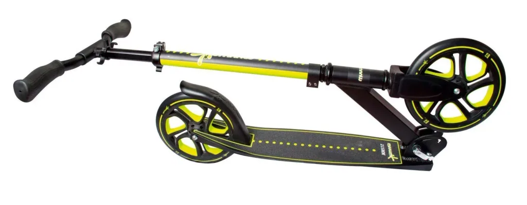 Aluminium Scooter Pro, Tretroller, 215 mm, ABEC 7, für Kinder und Erwachsene, höhenverstellbar, lime