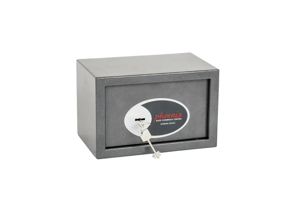 Tresor Vela Home & Office mit Schlüsselschloss Außenmaße 200 x 310 x 200 mm