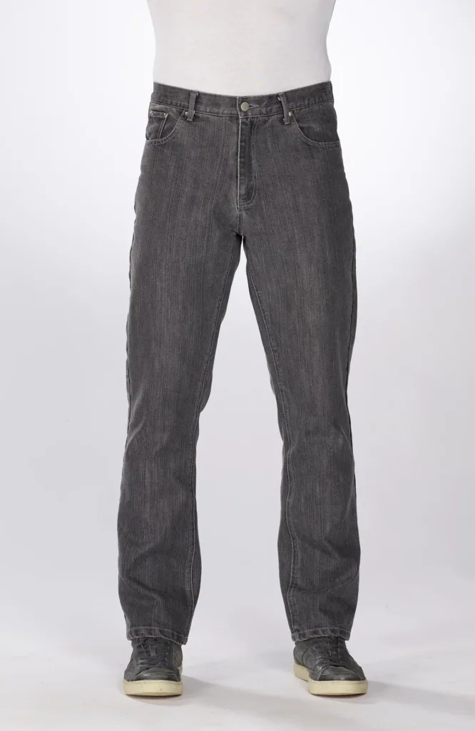 Komfortjeans im 5-Pocket Style, Farbe grau, Gr.28